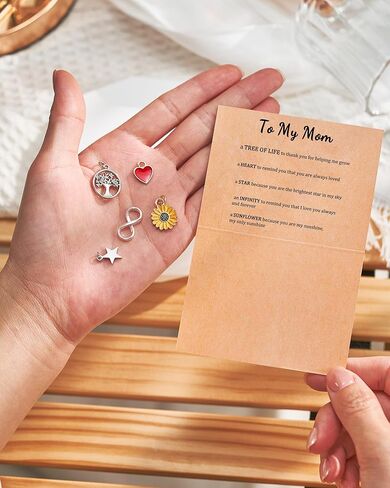 هدايا عيد الأم من JOGDIAM للأم من الابنة والابن وحقيبة صغيرة إكسسوار هدية للأم/هدايا عيد ميلاد الأم الجديدة مجوهرات in Kuwait