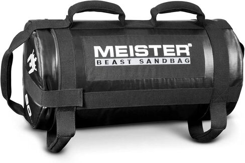 Meister 80lb BEAST Fitness Sandbag Package w/ 3 Removable Kettlebells - Black in Saudi Arabia