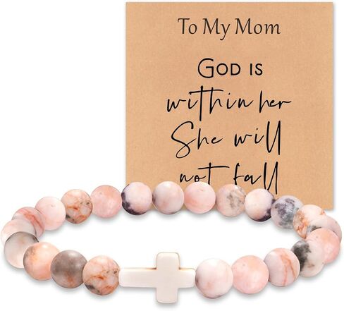 Cross Bracelet Christian Gifts for Women First Communion Gifts for Girls Baptism Religious Gifts Birthday 2025 Graduation Gifts for Her Faith Jewelry Confirmation Gifts for Teen Girls in Saudi Arabia