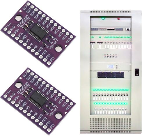 ECSiNG 5 Sets TCA9548A IIC Multiplex Expansion Module 8 Way I2C Communication Switch Board 1.8V to 5V with Reset Function Converter IIC System Bus in Saudi Arabia