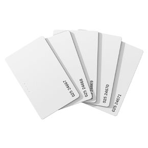 100 حزمة 125 كيلو هرتز قابلة للكتابة إعادة الكتابة فارغة بيضاء T5577 T5567 T5557 قابلة لإعادة الكتابة إعادة الكتابة البلاستيكية بطاقة القرب RFID لكاتب الهوية ناسخة مكررة in Kuwait