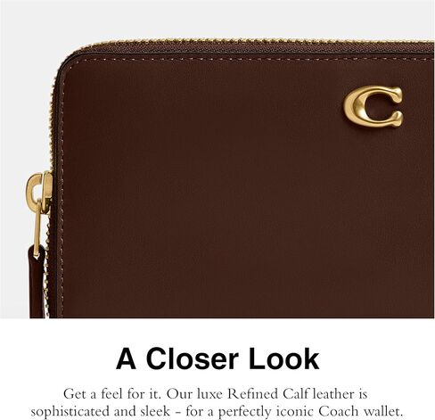 Coach Women's Essential Slim Accordion Zip Wallet Accessory-Travel, B4/Fuchsia in Saudi Arabia