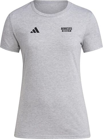 تي شيرت Minnesota United FC Local Warp Pre-Game قصير الأكمام للسيدات من adidas in Saudi Arabia