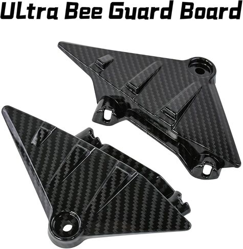 Headlight Cover for Surron Ultra Bee, Motorcycle Mudguard Fender, Imitate Carbon Fiber Windshield for Sur Ron Electric Dirt Bike (Water transfer glossy) in Kuwait