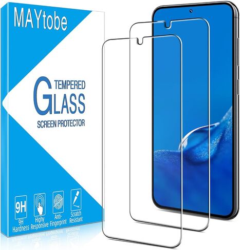 MAYtobe [2-Pack Screen Protector Designed for Samsung Galaxy S25 Ultra 5G Tempered Glass, Fingerprint Unlock, No Bubbles, Anti Scratch, Easy to Install in Kuwait