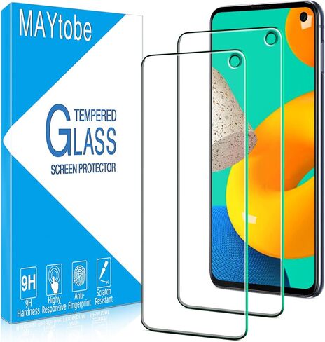 MAYtobe [2-Pack Screen Protector Designed for Samsung Galaxy S25 Ultra 5G Tempered Glass, Fingerprint Unlock, No Bubbles, Anti Scratch, Easy to Install in Kuwait