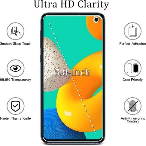 MAYtobe [2-Pack Screen Protector Designed for Samsung Galaxy S25 Ultra 5G Tempered Glass, Fingerprint Unlock, No Bubbles, Anti Scratch, Easy to Install in Kuwait