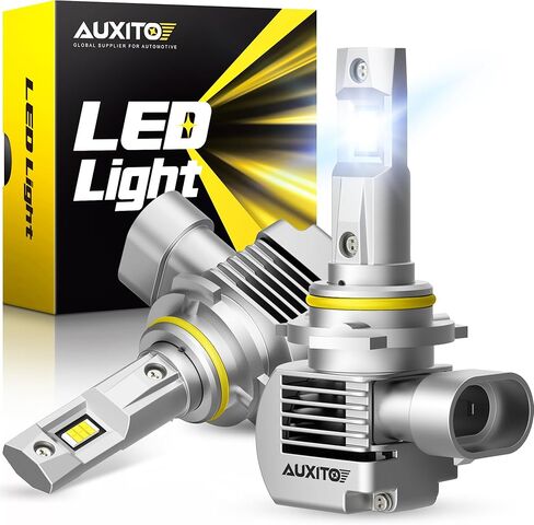 كومبو مصابيح Auxito 9005 H11 ، 9005/HB-3 و H11/H8/H9 استبدال ضوء الضباب ، 60000LM مشرق 6500K أبيض ، حزمة من 4 in Saudi Arabia