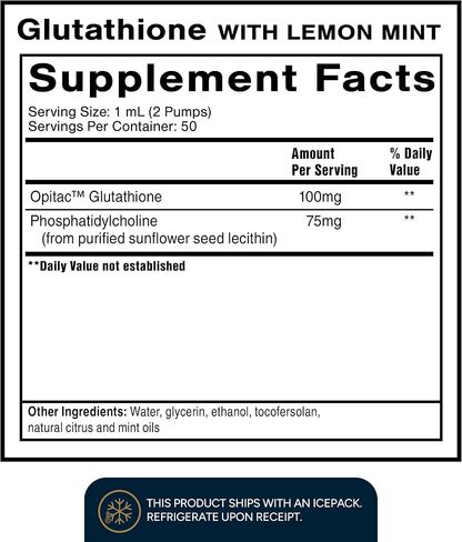Quicksilver Scientific Glutathione+ Cacao Mint in Kuwait