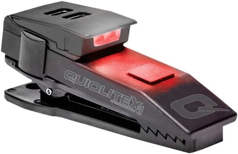 QuiqLiteX1 Tactical Blue/White Hands-Free LED Pocket Light 5/75/150 Lumens, Stainless Steel & Nylon Pastic Housing (USB Rechargeable) in Saudi Arabia