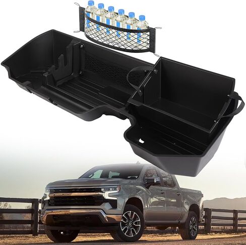 POPSTORE Underseat Storage Box Upgraded Rear Under Seat Organizer Cargo Box Compatible with 2015-2024 Ford F150 SuperCrew & Crew Cab in Kuwait