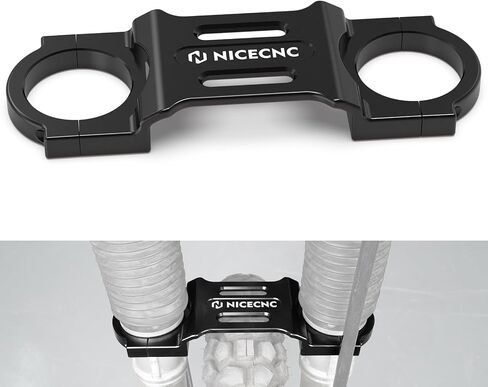 Red Fork Stabilizer Bracket Fork Brace Compatible with Honda XR650L 1993 1994 1995 1996 1997 1998 1999 2000 2001-2024 Billet Aluminum CNC Machined in Saudi Arabia