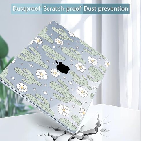 May Chen Compatible with M3 MacBook Air 13.6 inch Case A3113 A2681 M2 Chip 2022 2023 2024 Release, Plastic Hard Shell Case with Screen Protector & Keyboard Cover, Sakura Pink Glitter Bow in Kuwait