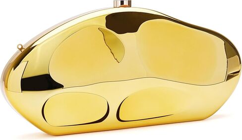 Acrylic Clutch Tote Bag, Gold Acrylic Clutch Purses for Women, Acrylic Purse with Removable Strap and Lift-Up Lock, Gold Clutch Purses for Women with Large Capacity, Hobo Bag and Satchel Crossbody Bag in Kuwait