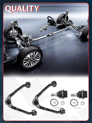 7pc Front Inner Outer Tierod Pitman Idler Arm Replacment for Silverado Sierra 1500 4WD, Tahoe 4.8L & 5.3L V8 in Kuwait