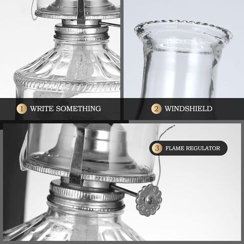 مصباح دافئ لإضاءة المزاج كلاسيكي للداخلية للداخل ، استخدم مصابيح زيت الحجرة الزجاجية الكبرى المصابيح in Kuwait