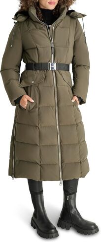 DKNY Women's Belted Maxi Puffer in Saudi Arabia