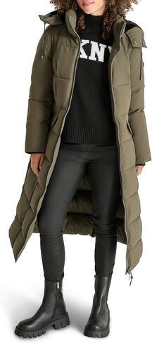 DKNY Women's Belted Maxi Puffer in Saudi Arabia