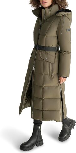 DKNY Women's Belted Maxi Puffer in Saudi Arabia