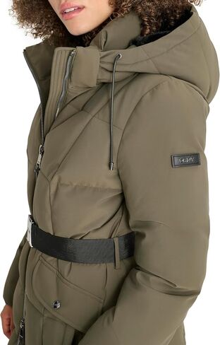 DKNY Women's Belted Maxi Puffer in Saudi Arabia