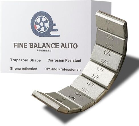 5g Gray Adhesive Stick-On Wheel Weights – Automotive Grade, Made in Korea –12.7oz Box (6 Strips) – Ideal for Cars, SUVs, Motorcycles in Kuwait
