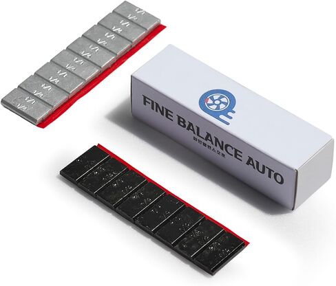 5g Gray Adhesive Stick-On Wheel Weights – Automotive Grade, Made in Korea –12.7oz Box (6 Strips) – Ideal for Cars, SUVs, Motorcycles in Kuwait