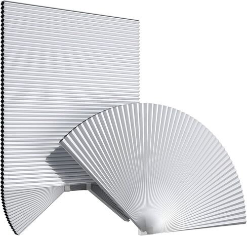 ظلال نافذة Youngoo Arch Shades Blackout Sellular Half Window Shade (حزمة بيضاء -1 ، 36W*72H) in Saudi Arabia