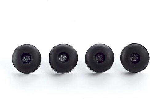 Dunlop. ECB151 Rubber Feet with Screws, 4/Bag in Saudi Arabia