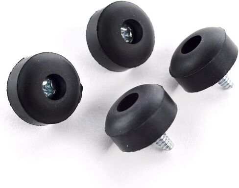 Dunlop. ECB151 Rubber Feet with Screws, 4/Bag in Saudi Arabia