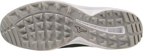 طموح Mizuno للرجال 3 BB منخفض مثل مرابط البيسبول ، الأسود ، 9 in Kuwait