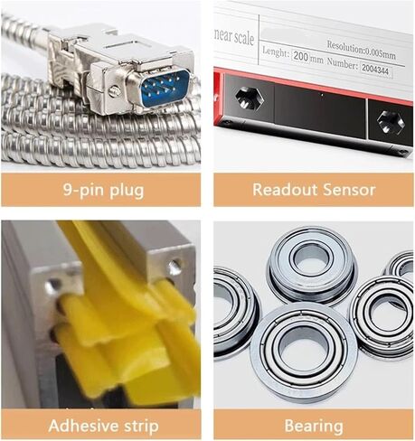 مقياس زجاجي خطي 450 مم إلى 1000 مم مخرطة طحن DRO TTL 5um 5VDC مسطرة صريف مستشعر التشفير (NTS-M 800 مم) in Kuwait