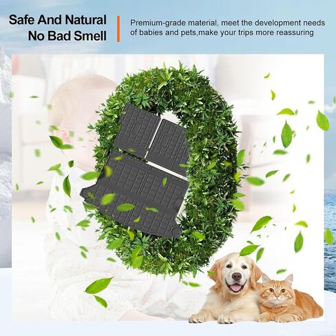 Powoq Cargo Mat متوافق مع 2024 2025 Subaru Crosstrek Impreza Trunk Mat Backrest Cargo Liner TPE presential presential for 2024 2025 Subaru Crosstrek Accessories in Kuwait