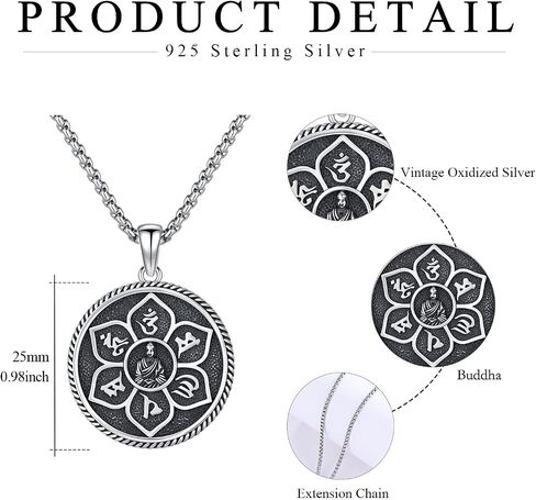 Aztec Calendar necklace 925 Sterling Silver Mayan Calendar Pendant Mexican God Aztec Necklace Aztec Jewelry for Men in Kuwait