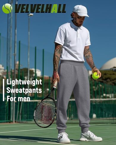 4 Pack Men's Sweatpants Casual Ribbed Tapered Athletic Baggy Joggers Workout Lightweight Track Pants with Pockets in Saudi Arabia