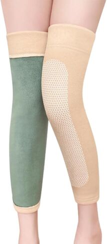 Winter Thick Thermal Knee Braces Leg Warmers Knee Warmer Support Men Women Breathable Knee Pads Leg Sleeves in Saudi Arabia