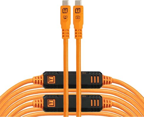 Tether Tools Tetherpro Optima 10g USB نقل البيانات الحصري ، 15 '(4.6 م) مستقيم إلى كابل مستقيم - برتقالي in Kuwait