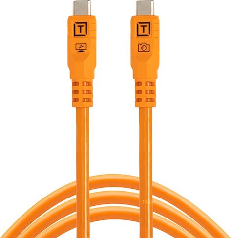Tether Tools Tetherpro Optima 10g USB نقل البيانات الحصري ، 15 '(4.6 م) مستقيم إلى كابل مستقيم - برتقالي in Kuwait