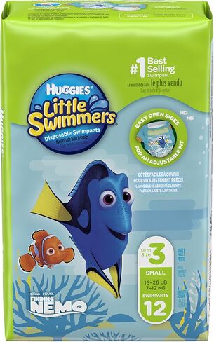 Huggies Little Swimmers Disposable Swim Diapers, X-Small (7lb-18lb.), 12-Count in Saudi Arabia