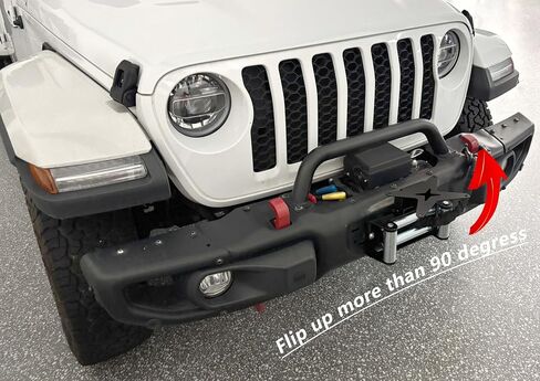 Flip-Up Winch License Plate Mount for All 10 inch Hawse Fairlead,Universal License Plate Bracket Front Bumper Compatible with Pickup Truck Off-Road Cars SUV Adjustable License Plate Holder in Kuwait