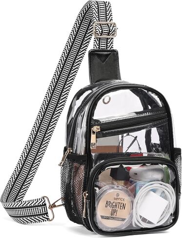 Sendefn Clear Bag لأحداث الاستاد يمارسها Lear للنساء Crossbody أكياس حبال الشفافة للحفلات الموسيقية الرياضية in Kuwait