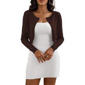 زر سيارديجان سترة من كارديجان الزرارة الزر لأسفل أسفل الأمامي متماسكة بوليرو يتجاهل in Kuwait