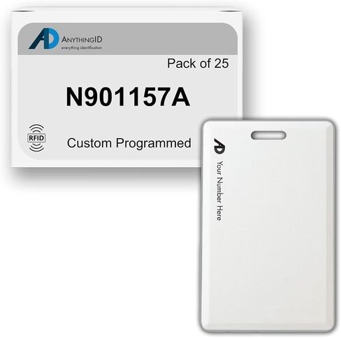 Custom Same Day 36 Bit Clamshell Cards Compatible with N901157A 125 kHz Proximity Readers (50 Pack) | Replaces HID 1326 ProxCard II - Choose Your Facility and Range in Saudi Arabia