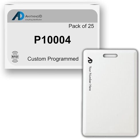 Custom Same Day 37 Bit Clamshell Cards Compatible with P10004 125 kHz Proximity Readers (50 Pack) | Replaces HID 1326 ProxCard II - Choose Your Facility and Range in Saudi Arabia