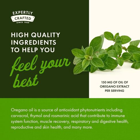 Swanson Oregano Oil 10:1 Extract-Natural Supplement Promoting Digestive Health-Respiratory & Urinary Tract Health Support (120 Softgels, 150mg Each) in Kuwait