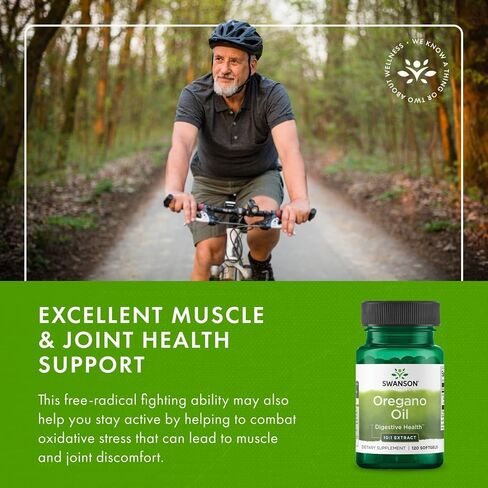 Swanson Oregano Oil 10:1 Extract-Natural Supplement Promoting Digestive Health-Respiratory & Urinary Tract Health Support (120 Softgels, 150mg Each) in Kuwait