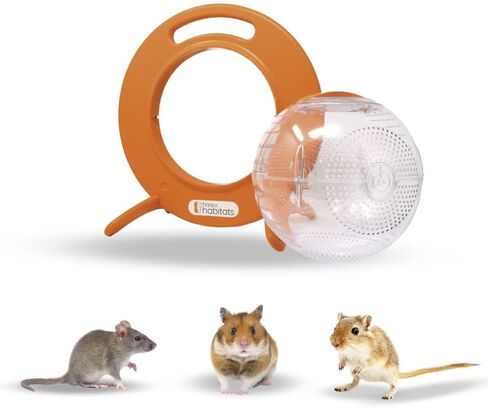 7" Roam Clear Hamster Ball - Unique Dwarf Hamster Ball & Small Animal Exercise Ball – Safe Pet Exercise Ball - Breathable for Pet Care in Kuwait