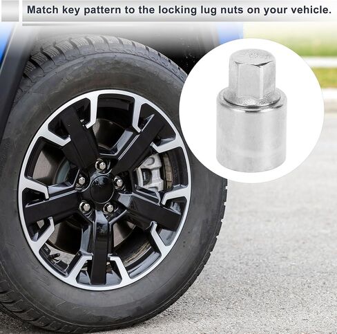 Wheel Lock Lugnut for Jeep Compass #802 Anti-theft Screw Nut Removal Key Socket 1pc in Saudi Arabia