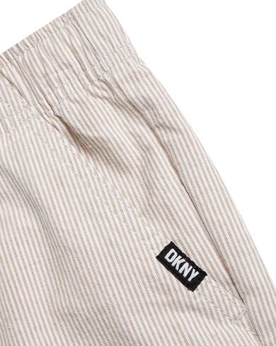 DKNY Boys Shorts - Pull On Woven Stripe Shorts for Boys with Side Pockets and Elastic Waistband (Sizes: 8-20) in Kuwait