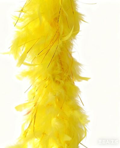 65G تركيا تشاندل ريشة بوا لحفلات الحفلات ، الهالوين ، الزفاف ، القطع المركزية ، الحفلات الموسيقية ، الأزياء ، فستان ، زخرفة المنزل (نيون أصفر) in Kuwait