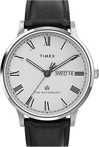 Waterbury Waterbury Classic 40mm - حزام بني أسود ديل الفولاذ المقاوم للصدأ in Saudi Arabia